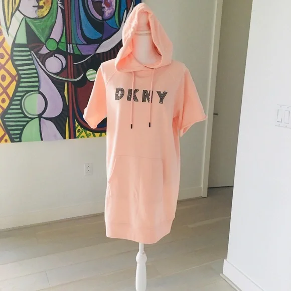 $89 DKNY Logo Hoodie Sport Sneaker Athleisure Dress size S Dkny | Dresses | 89 Dkny Logo Hoodie Sport Sneaker Athleisure Dress Size S  | Poshmark